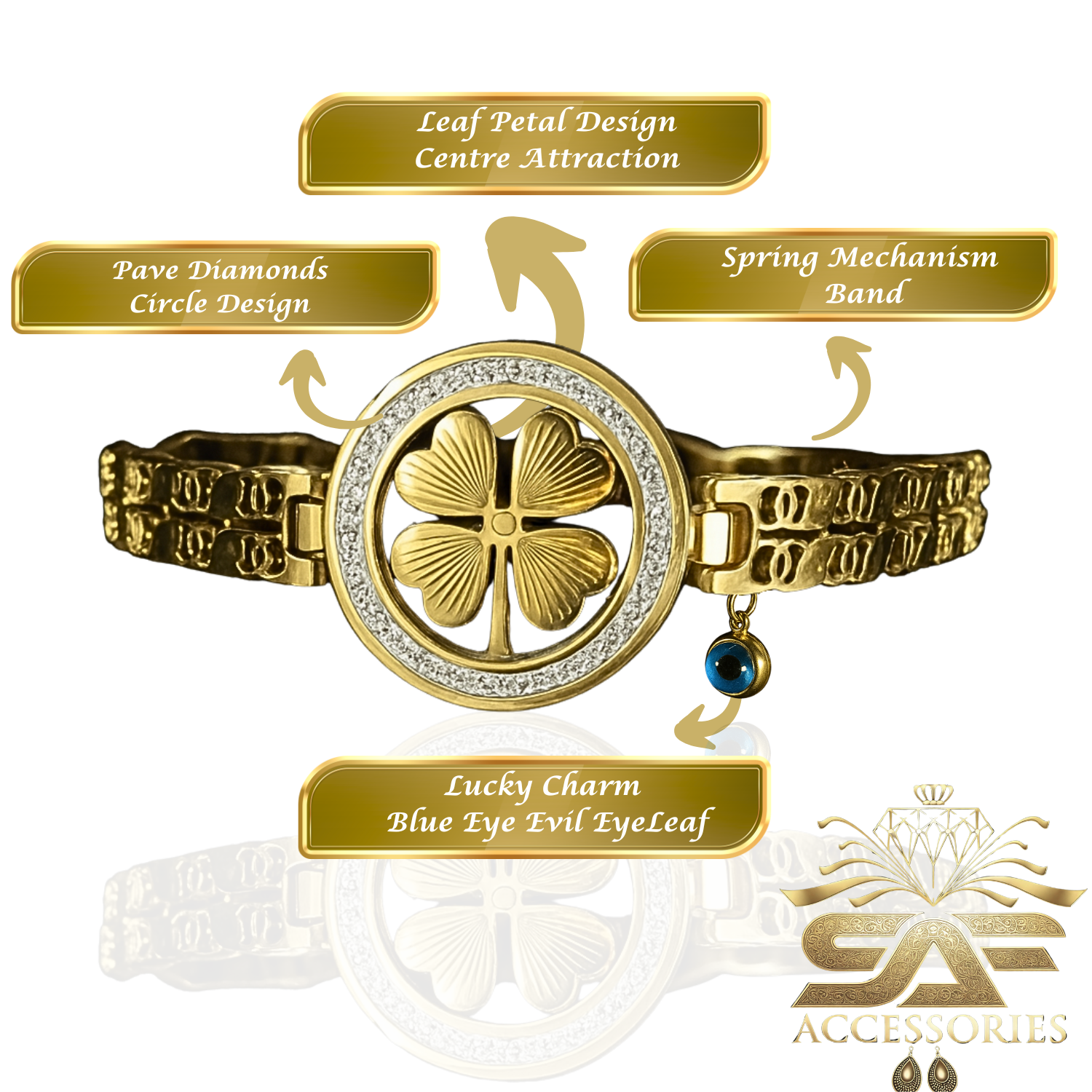 AD Eternal Bloom Clover Bracelet