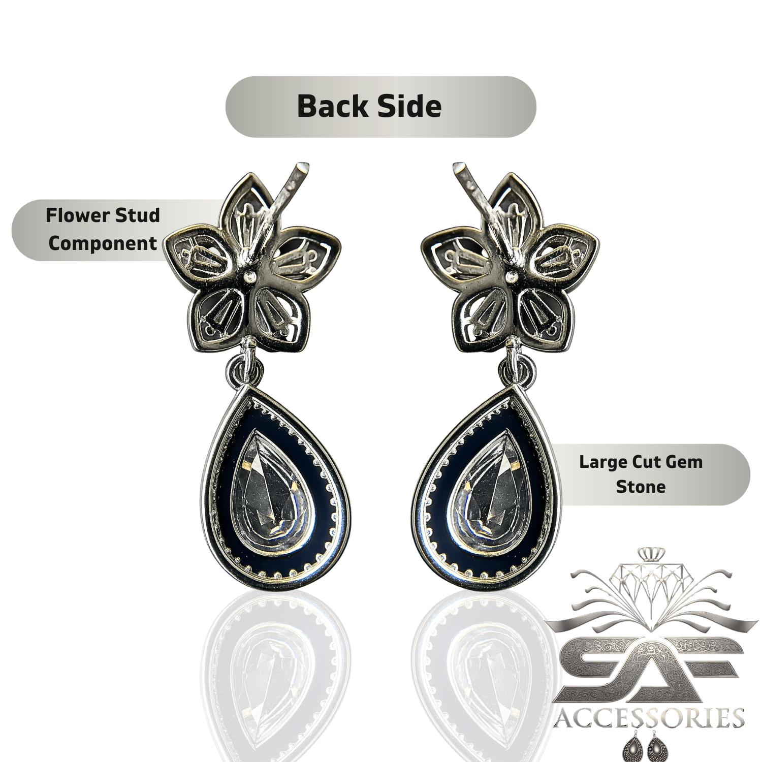 Dazzling Jasmine Blossom Drop Earrings