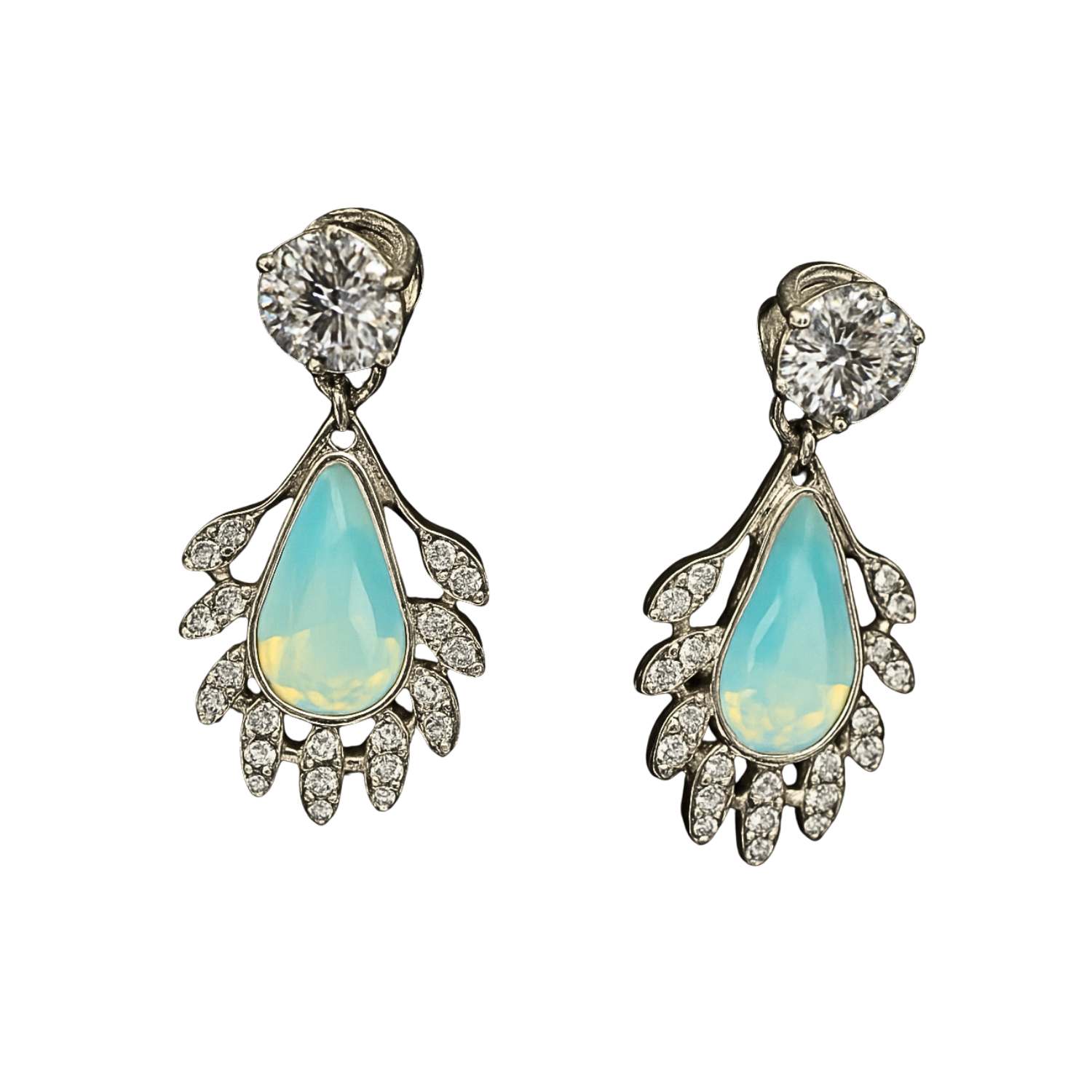 Opal Aurora Dewdrop Earings (Set of 3)