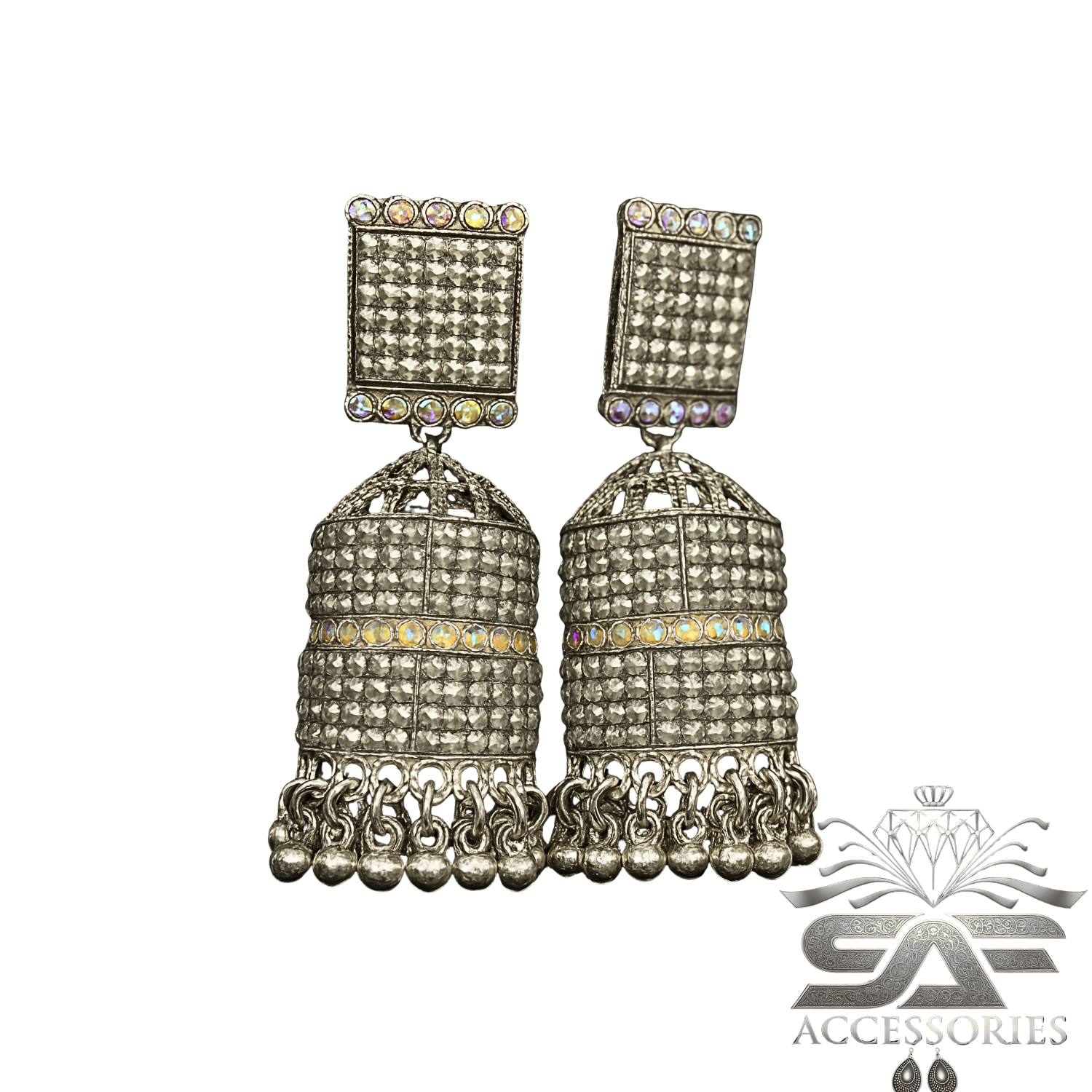 Pinjran Style Jhumka Earrings