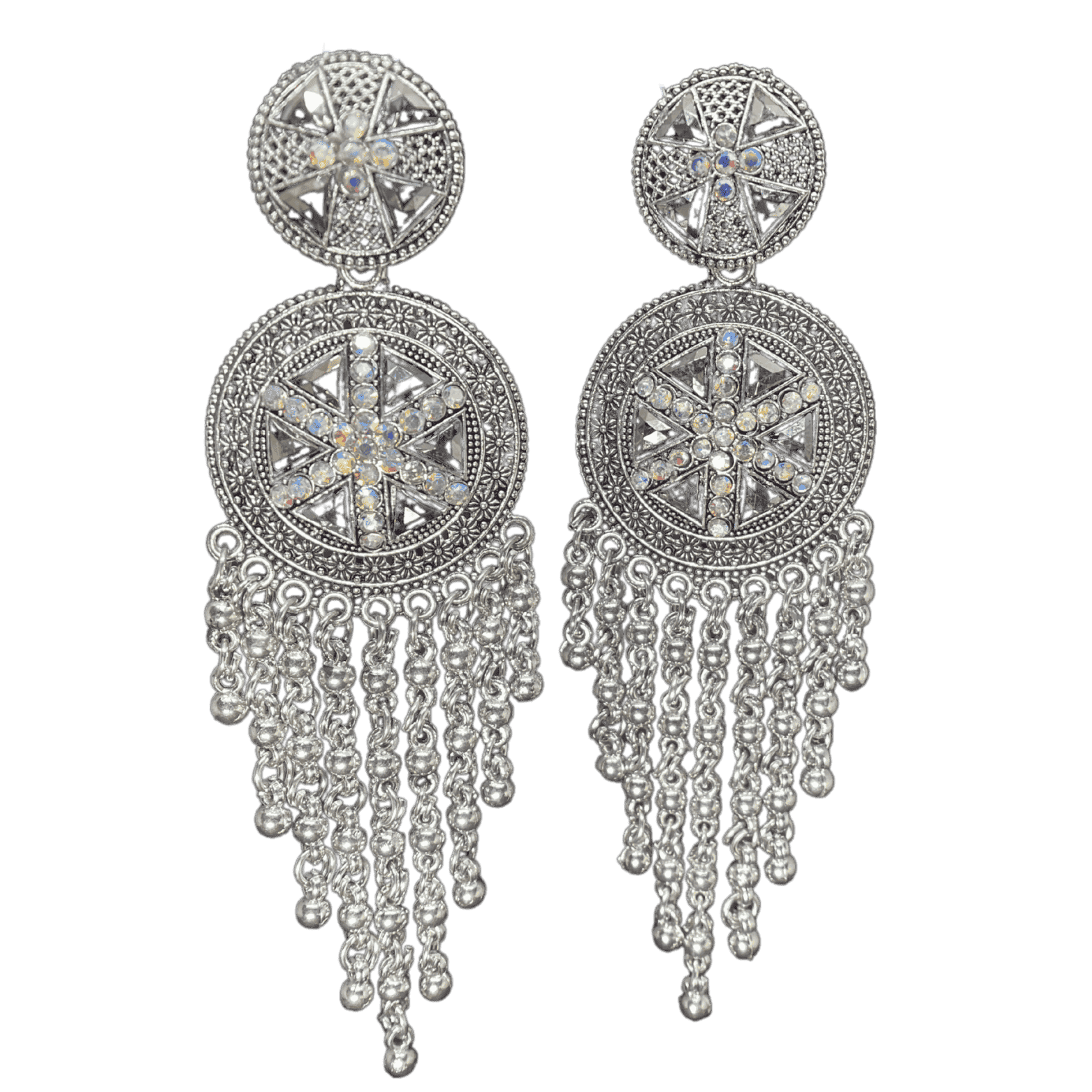 Silver Dangler Earrings