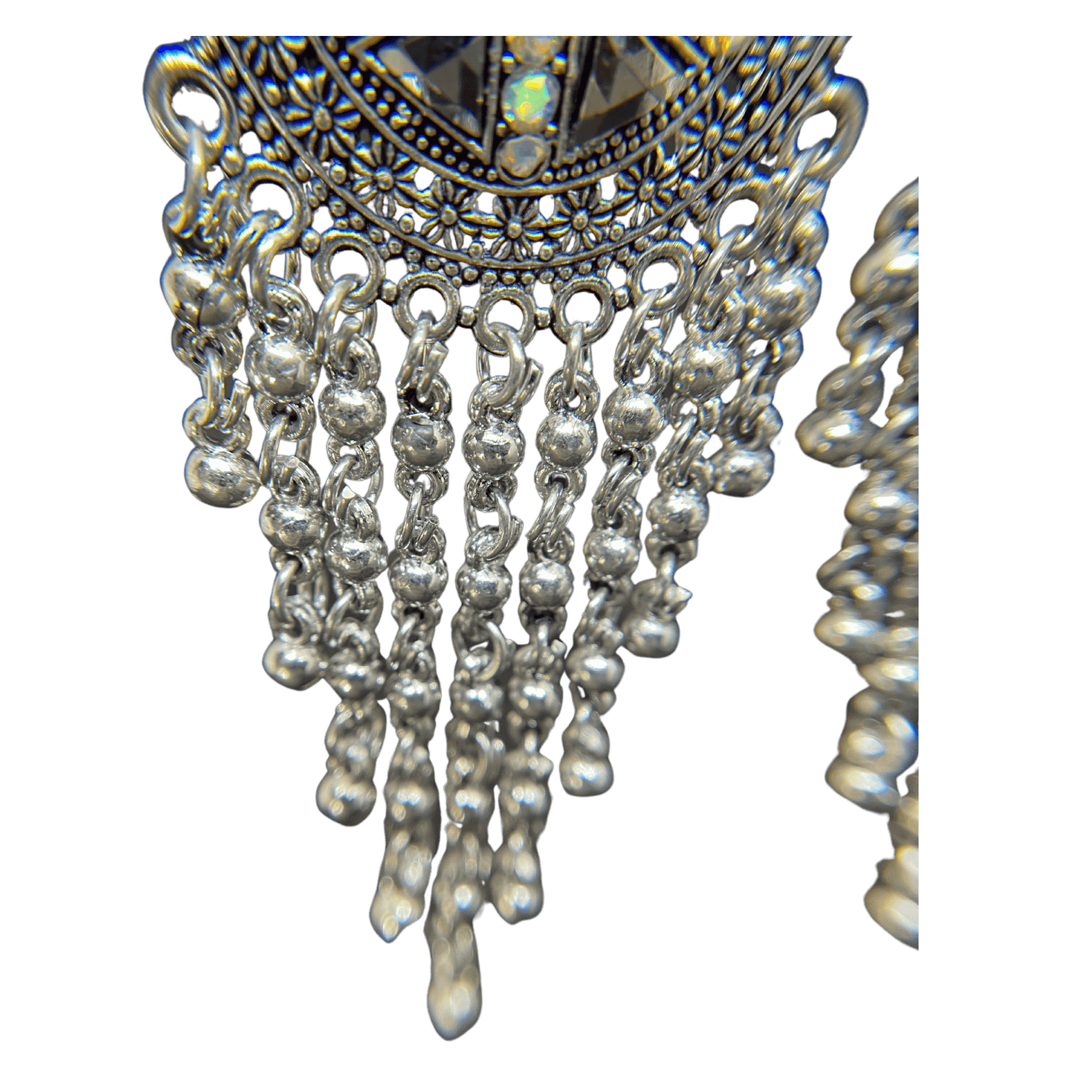 Silver Dangler Earrings