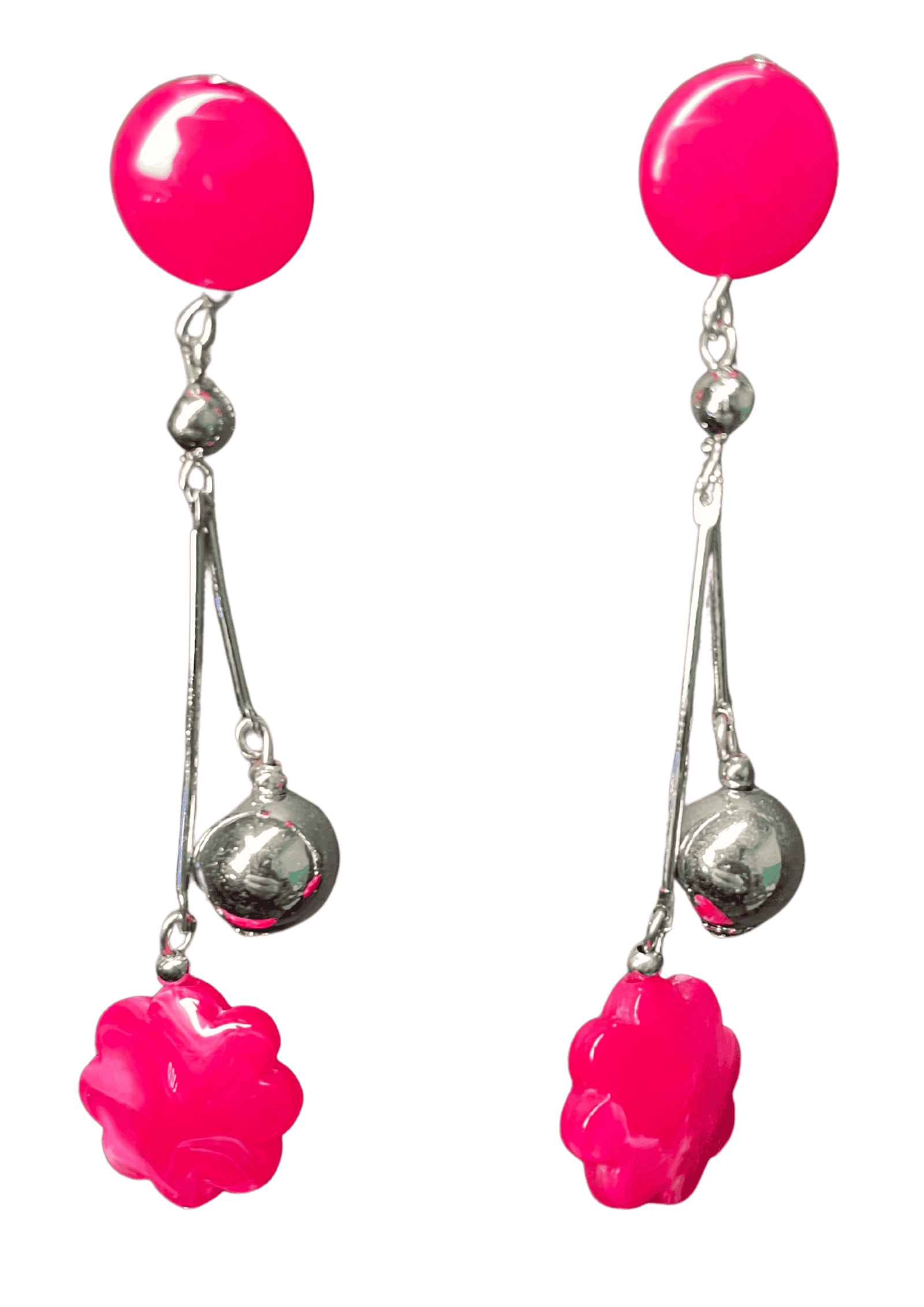 Vintage Pink Petal Earings