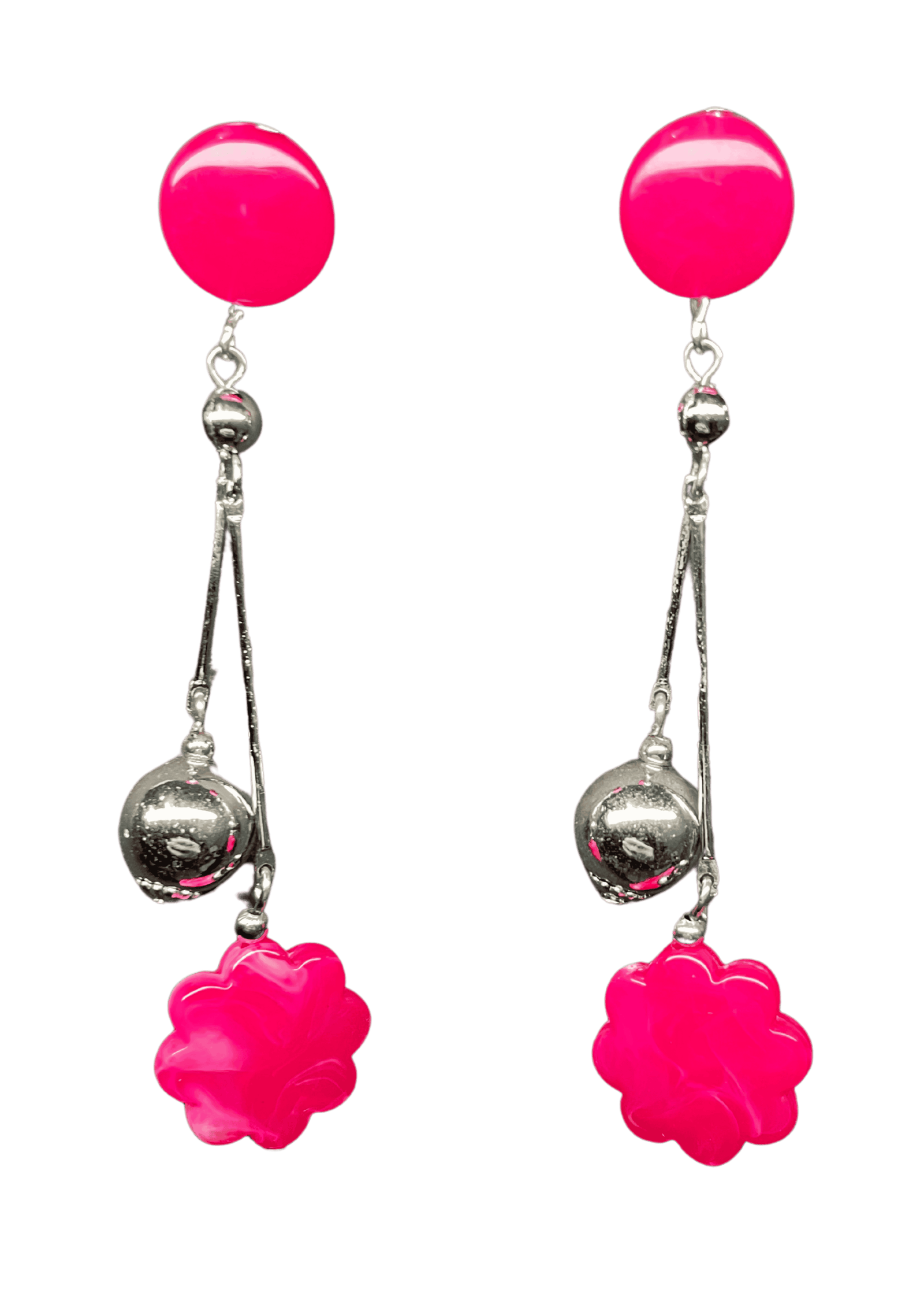 Vintage Pink Petal Earings